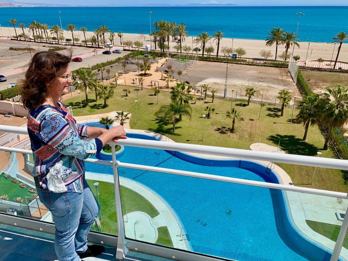 Seafront Penthouse Almeria Roquetas de Mar Bagian luar foto
